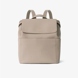 NWT Mina Baie Kinney backpack vegan full size. Color: sand